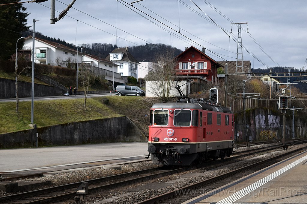 9571-0017-280225.jpg - SBB-CFF Re 4/4" 11341 / Killwangen-Spreitenbach 28.2.2025