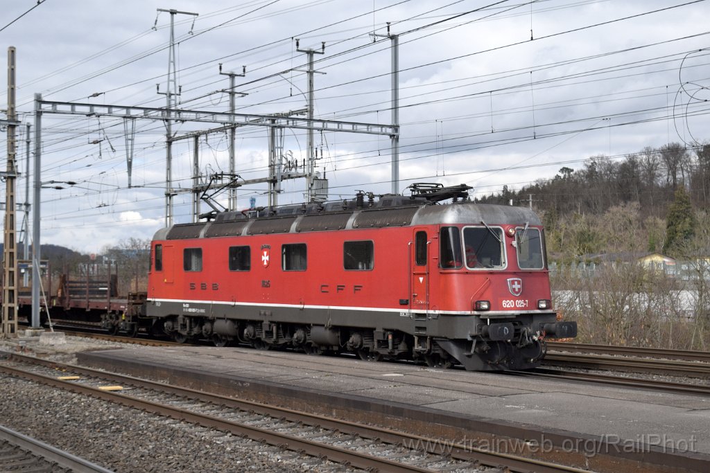 9571-0041-280225.jpg - SBB-CFF Re 6/6 11625 "Oensingen" / Killwangen-Spreitenbach 28.2.2025
