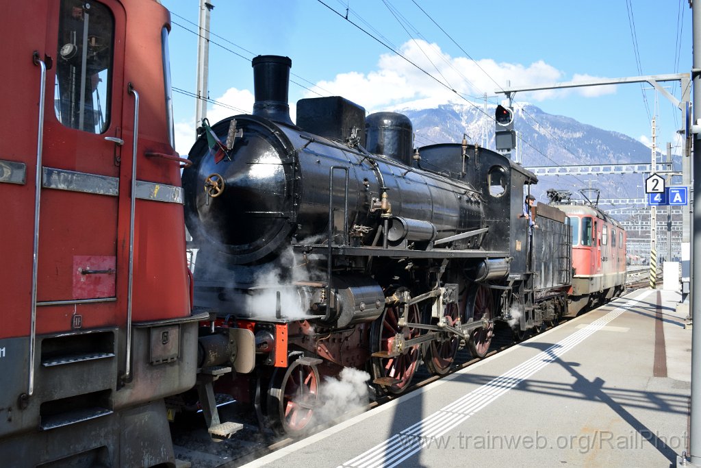 9581-0002-020325.jpg - SBB-CFF Re 4/4" 11200 + Verbano-Express 625.116 / Bellinzona 2.3.2025