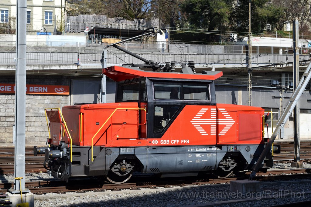 9594-0020-070325.jpg - SBB-CFF Ee 922.018-7 / Bern HB 7.3.2025