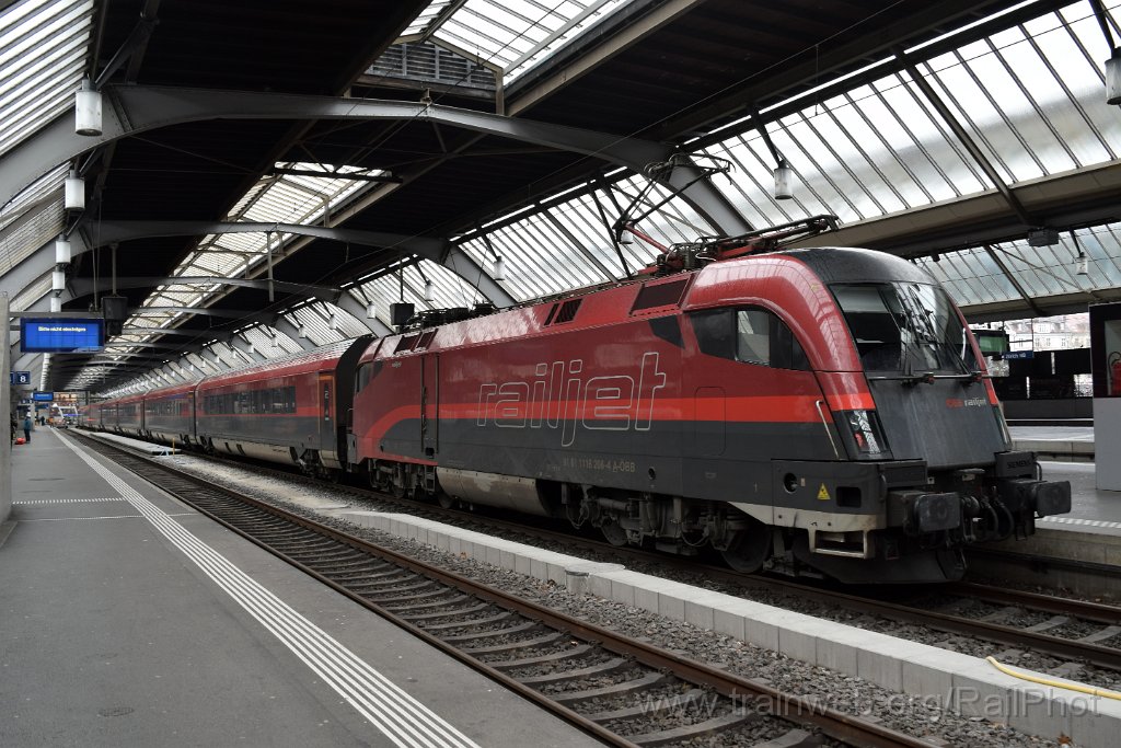 9600-0050-160325.jpg - ÖBB 1116.206 / Zürich HB 16.3.2025