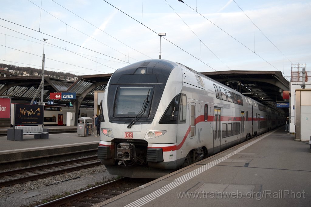9609-0001-220325.jpg - DBAG 4010.607 / Zürich HB 22.3.2025