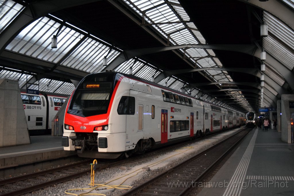 9609-0030-220325.jpg - SBB-CFF RABe 512.018 + DBAG 4010.607 / Zürich HB 22.3.2025