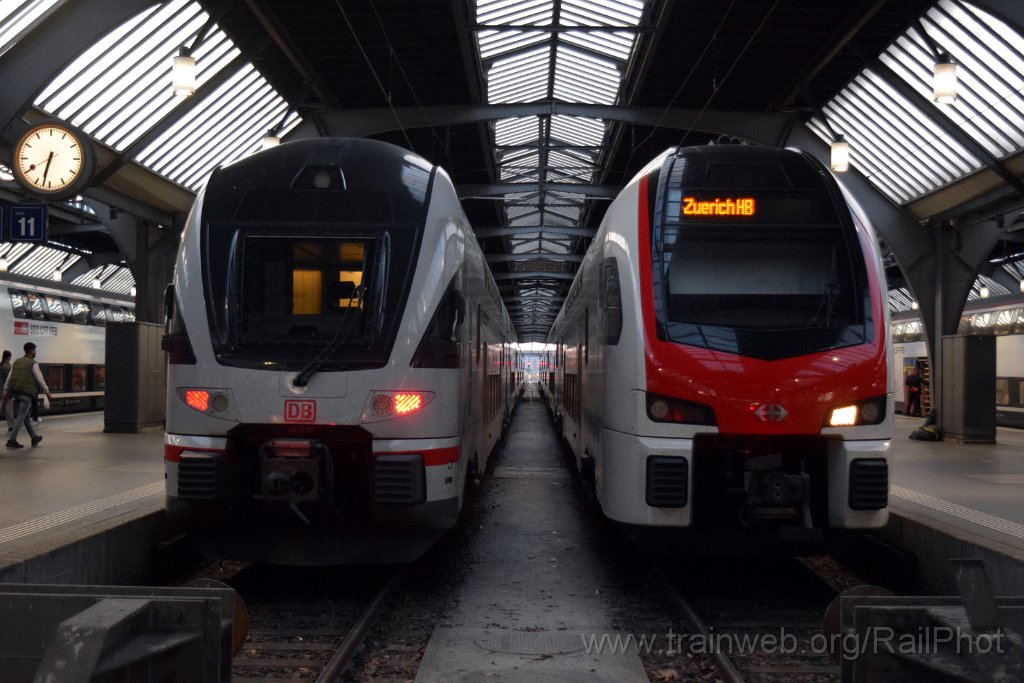 9609-0043-220325.jpg - DBAG 4010.107 + SBB-CFF RABe 512.018 / Zürich HB 22.3.2025