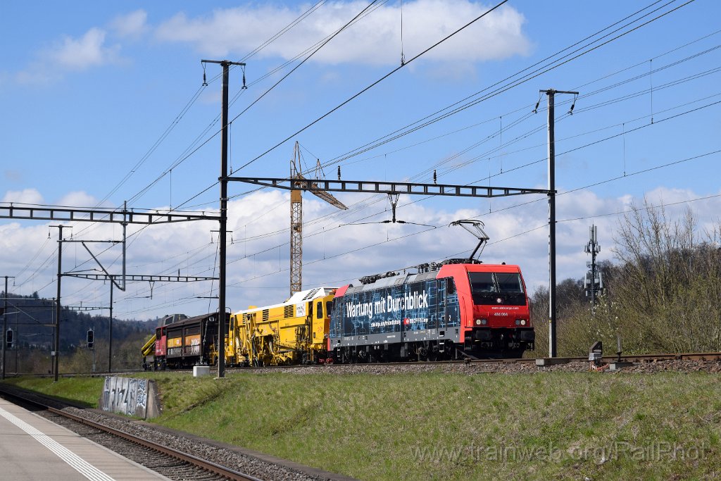 9626-0043-010425.jpg - SBB-CFF Re 484.004 "Wartung mit Durchblick" / Killwangen-Spreitenbach 1.4.2025