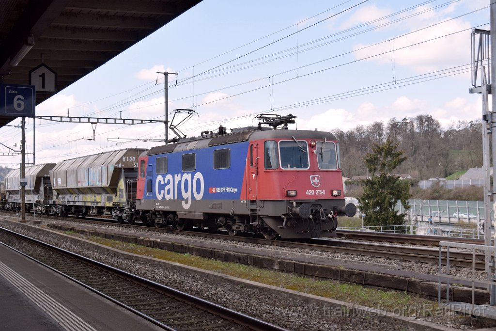 9628-0035-010425.jpg - SBB-CFF Re 420.275-0 / Killwangen-Spreitenbach 1.4.2025