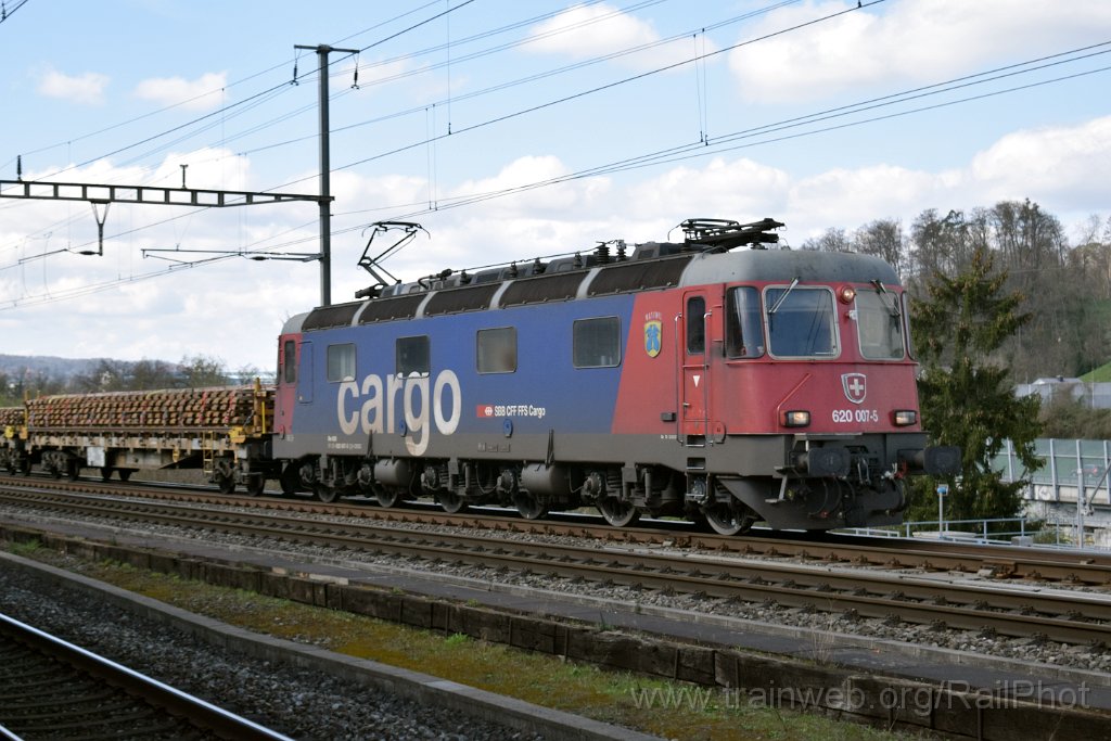 9629-0015-010425.jpg - SBB-CFF Re 620.007-5 "Wattwil" / Killwangen-Spreitenbach 1.4.2025