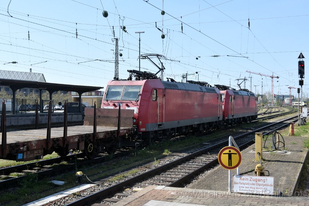 9644-0027-100425.jpg - DBAG 185.094-0 + 185.091-6 / Basel Badische Bahnhof 10.4.2025