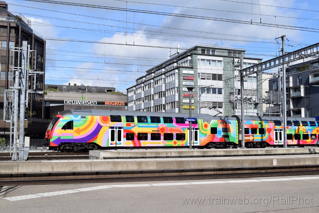 9651-0009-140425.jpg - SBB-CFF RABe 514.015 "Gemeinsam vorwärts ZVV" / Winterthur 14.4.2025