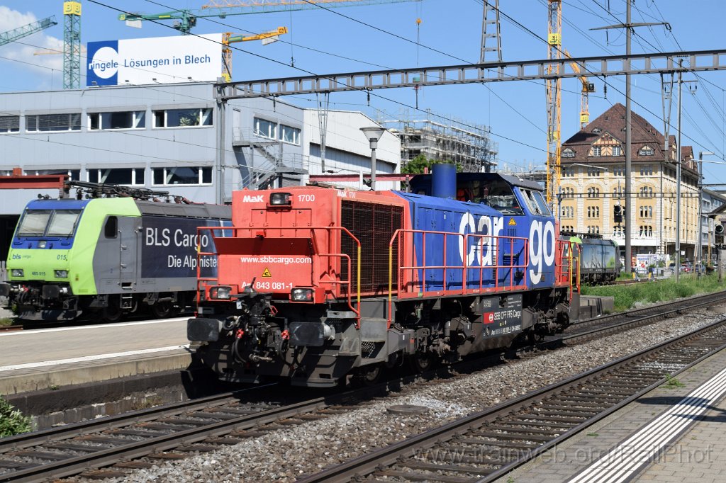 9685-0030-290425.jpg - SBB-CFF Am 843.081-1 / Pratteln 29.4.2025