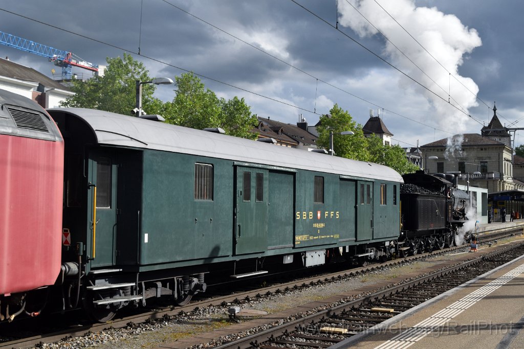9775-0026-260525.jpg - SBB-CFF A 3/5 705 + D.014 / Schaffhausen 26.5.2025