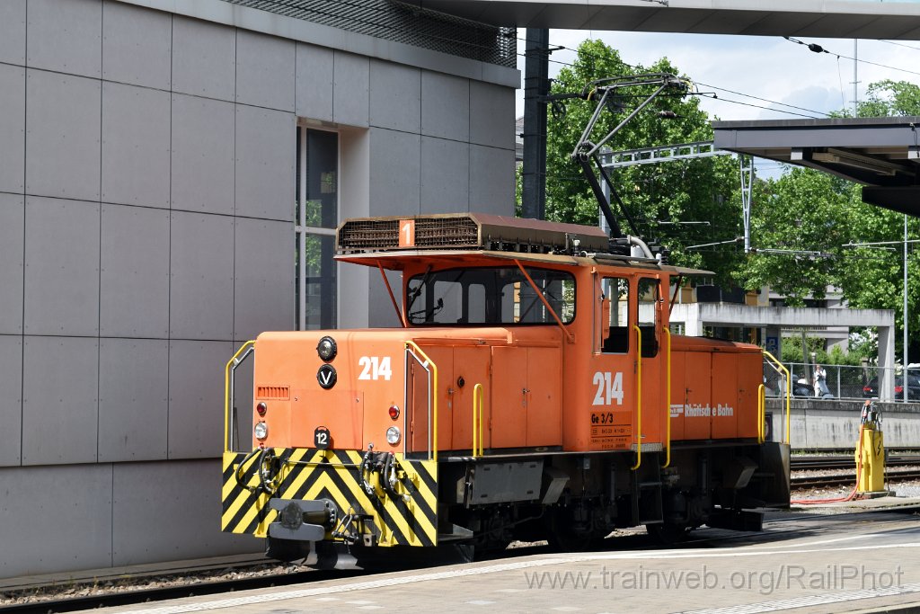 9784-0017-060625.jpg - RhB Ge 3/3 214 / Chur 6.6.2025