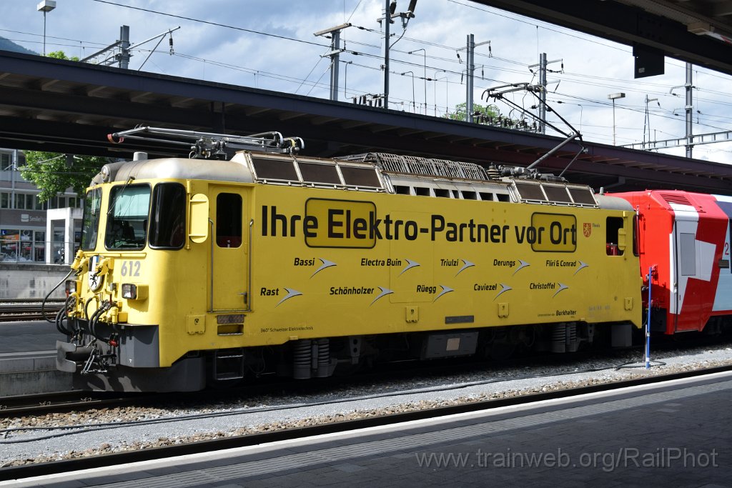 9785-0011-060625.jpg - RhB Ge 4/4" 612 "Thusis" / Chur 6.6.2025