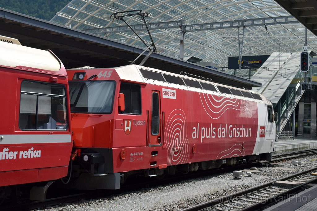 9785-0050-060625.jpg - RhB Ge 4/4"' 645 "Tujetsch" / Chur 6.6.2025