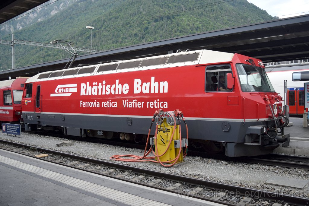 9786-0023-060625.jpg - RhB Ge 4/4"' 647 "Grüsch" / Chur 6.6.2025