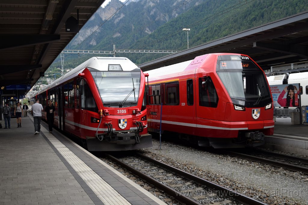 9787-0002-060625.jpg - RhB ABe 4/16 3105 "Angelika Kaufmann" + ABe 4/16 3139 / Chur 6.6.2025