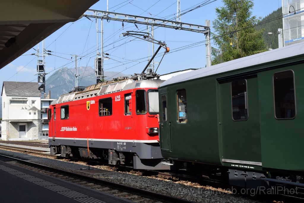 9808-0050-110625.jpg - RhB Ge 4/4" 625 "Küblis" / Davos-Platz 11.6.2025