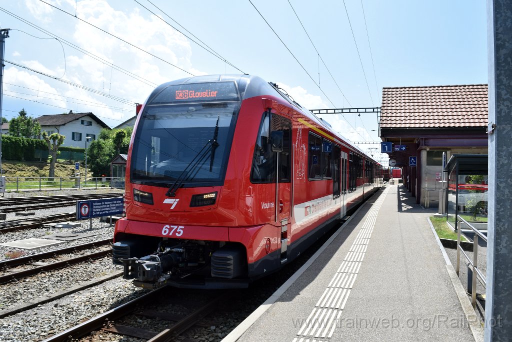 9839-0049-210625.jpg - CJ ABe 4/12 675 "Vouivre" / Saignelégier 21.6.2025