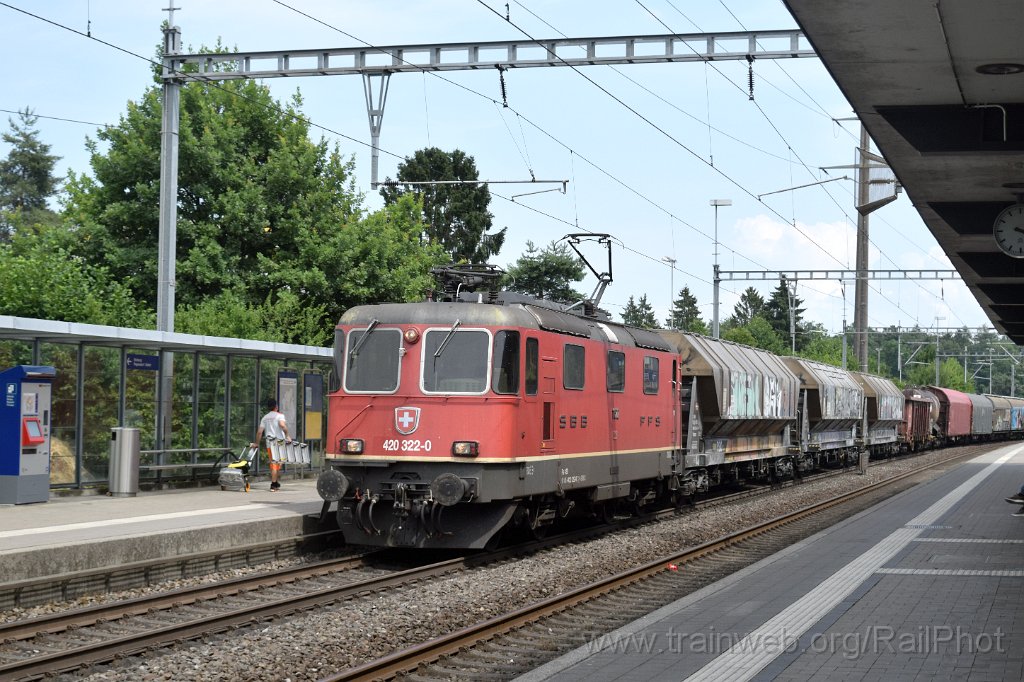 9863-0039-010725.jpg - SBB-CFF Re 4/4" 11322 / Zürich-Affoltern 1.7.2025