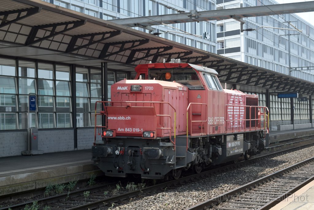 9869-0027-030725.jpg - SBB-CFF Am 843.019-1 / Aarau 3.7.2025