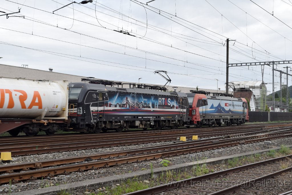 9890-0030-160725.jpg - SBB-CFF 193.463-7 "Duisburg" + 193.701 "Ruhrgebiet" / Sissach 16.7.2025