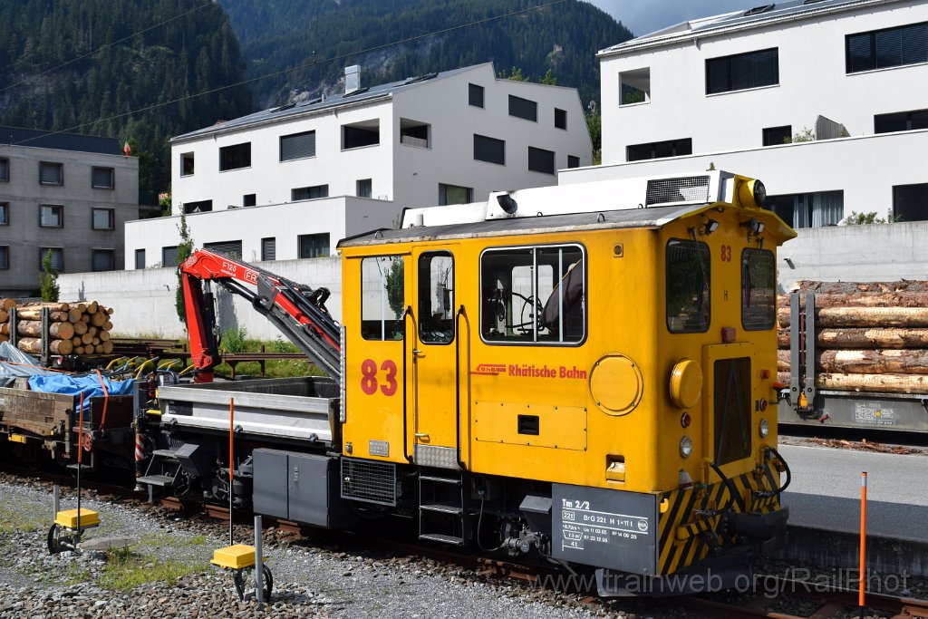 9909-0027-200725.jpg - RhB Tm 2/2 83 / Thusis 20.7.2025