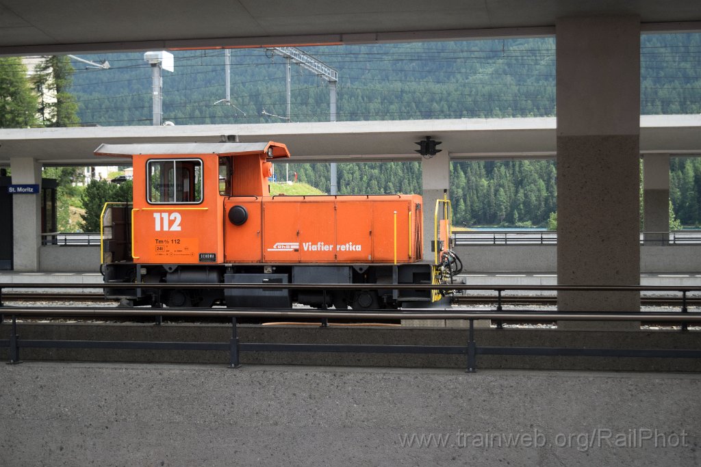 9910-0038-200725.jpg - RhB Tm 2/2 112 / St.Moritz 20.7.2025