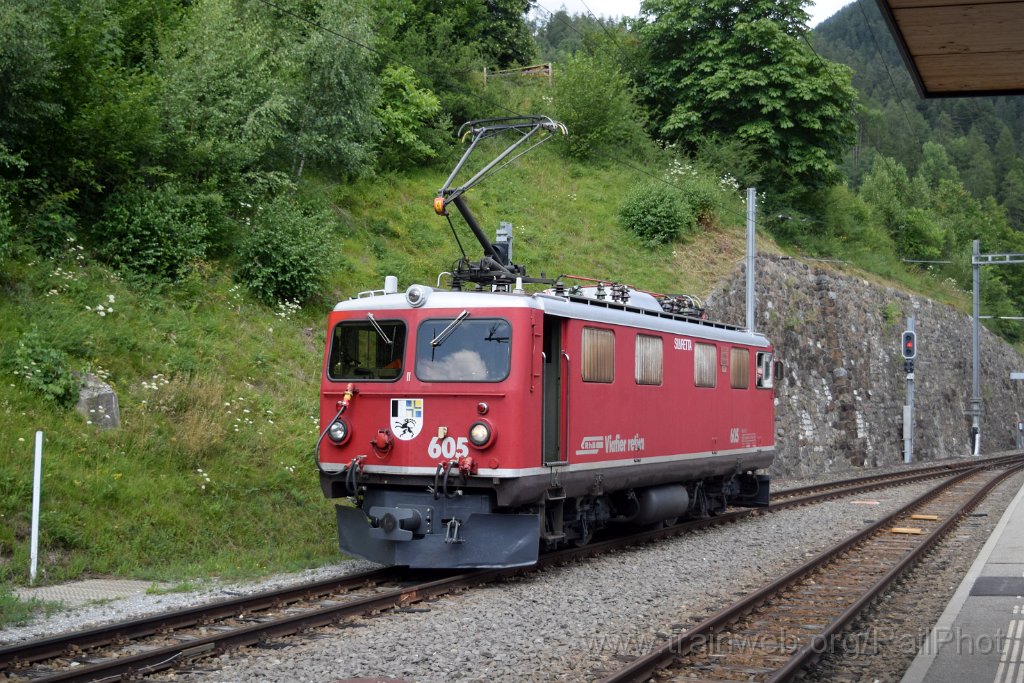 9910-0045-200725.jpg - RhB Ge 4/4' 605 "Silvretta" / Filisur 20.7.2025