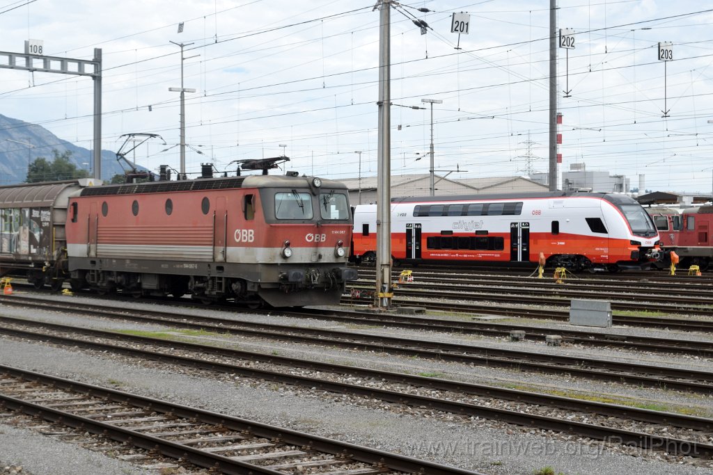 9932-0002-050825.jpg - ÖBB 1144.067 + 4736.116 / Buchs SG 5.8.2025