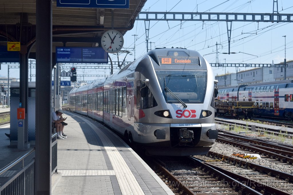 9938-0033-100825.jpg - SOB RABe 526.063-3 "Alpstein" / Rapperswil 10.8.2025