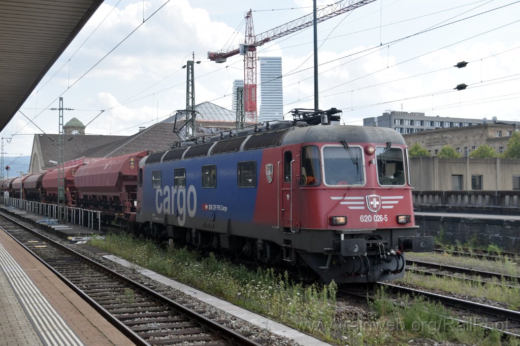 9963-0033-220825.jpg - SBB-CFF Re 620.026-5 "Zollikofen" / Basel Badische Bahnhof 22.8.2025