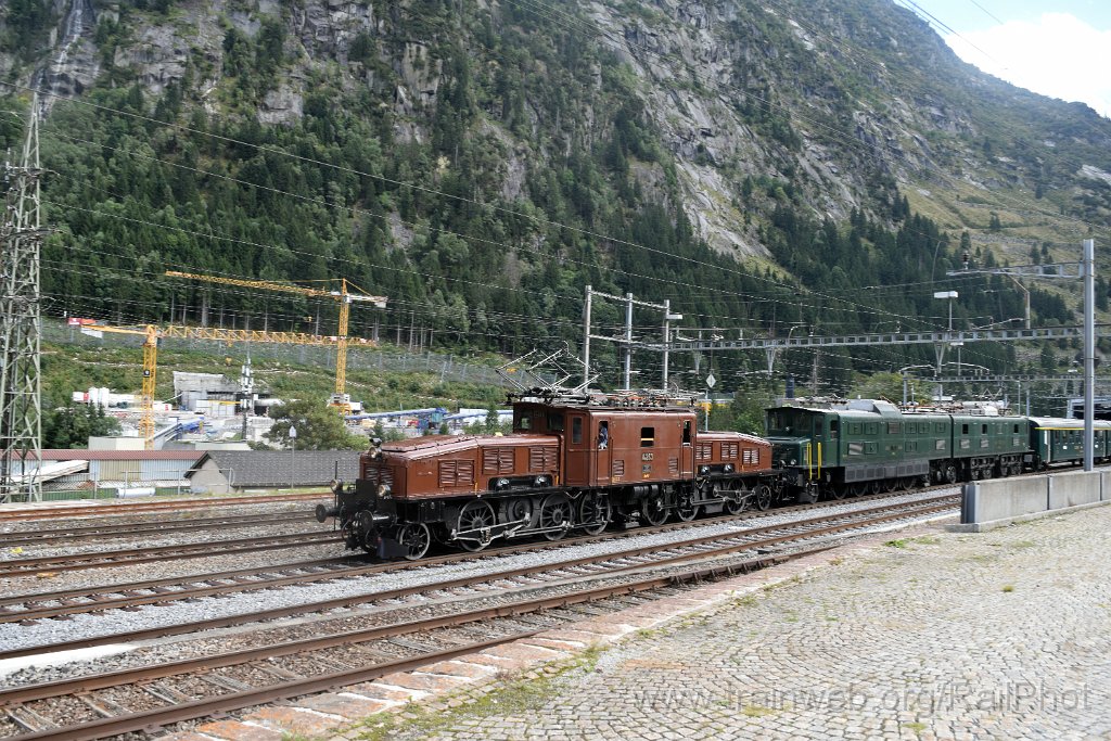 10019-0050-140925.jpg - SBB-CFF Ce 6/8" 14253 + Ae 8/14 11801 / Göschenen 14.9.2025
