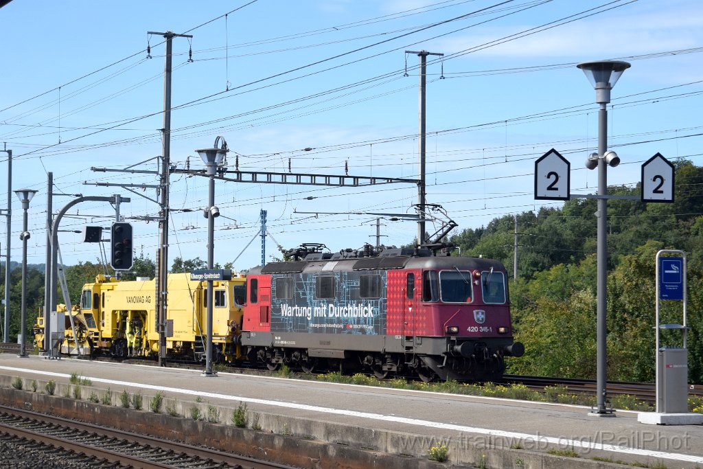 10024-0023-170925.jpg - SBB-CFF Re 420.345-1 "Wartung mit Durchblick" / Killwangen-Spreitenbach 17.9.2025