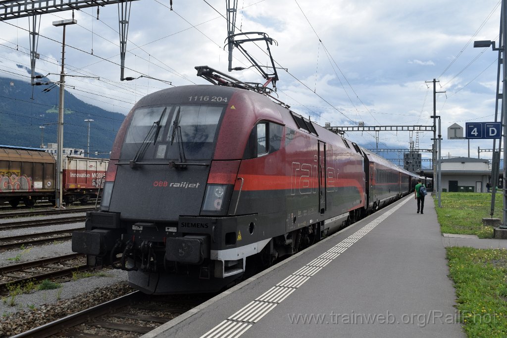9981-0027-010925.jpg - ÖBB 1116.204 "Spirit of Austria" / Buchs SG 1.9.2025