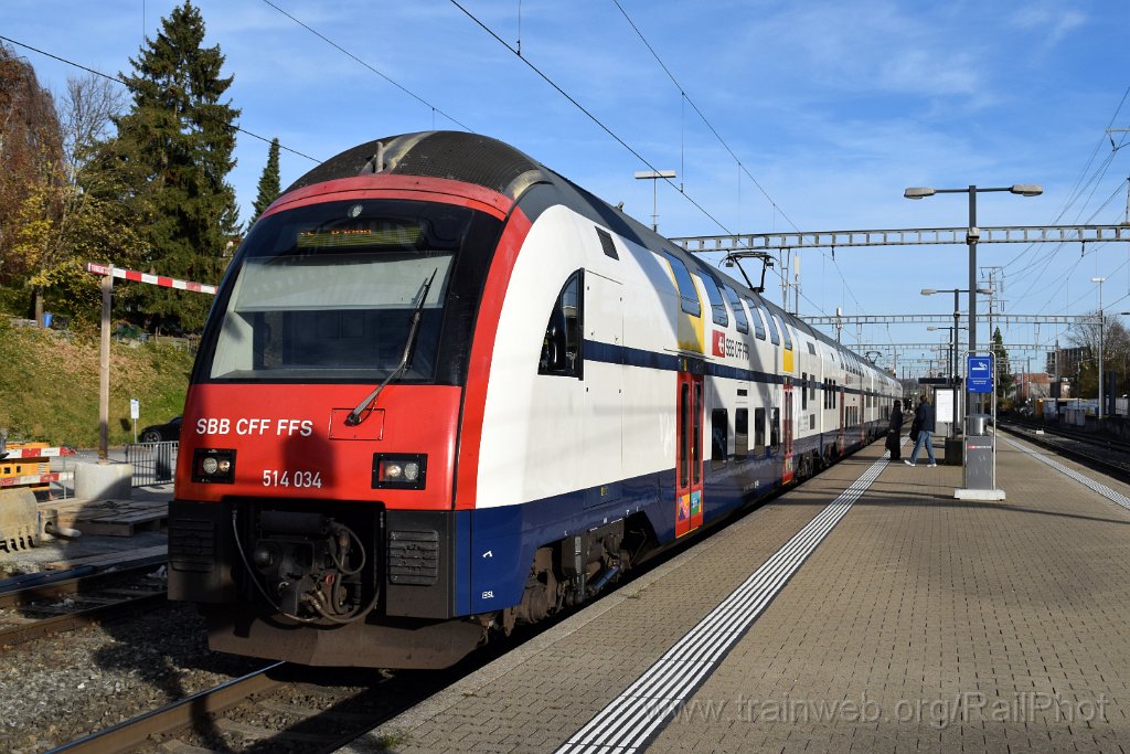 10116-0006-111125.jpg - SBB-CFF RABe 514.034-8 / Zürich-Seebach 11.11.2025