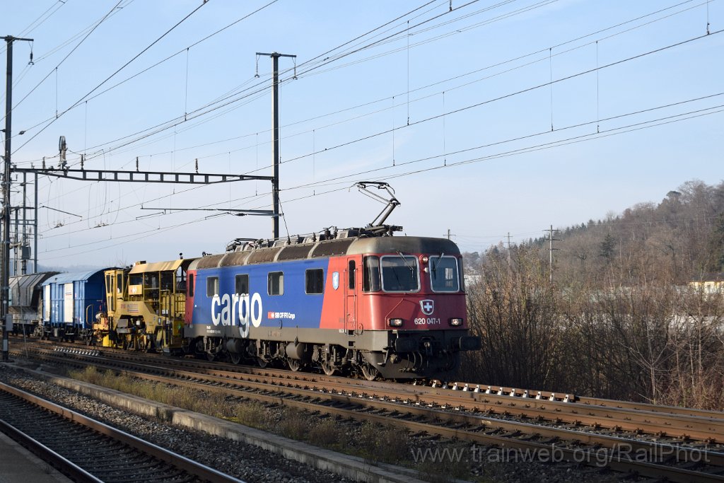 10127-0039-021225.jpg - SBB-CFF Re 620.047-1 "Bex" / Killwangen-Spreitenbach 2.12.2025