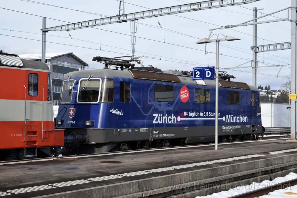 10141-0015-061225.jpg - DDF Re 421.379-9 "Zürich-München 2021" / Einsiedeln 6.12.2025