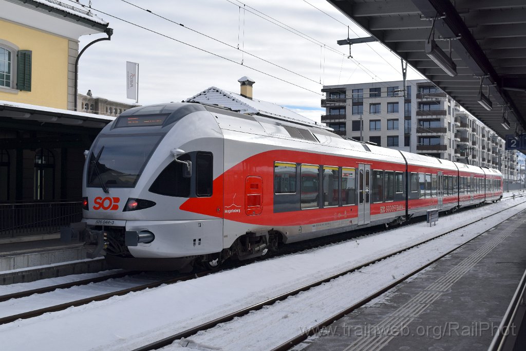 10160-0040-060126.jpg - SOB RABe 526.044-3 "Morgartenberg" / Wattwil 6.1.2026