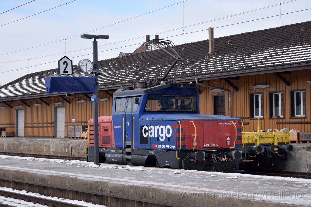 10160-0045-060126.jpg - SBB-CFF Eem 923.028-5 "Geissberg" / Wil 6.1.2026