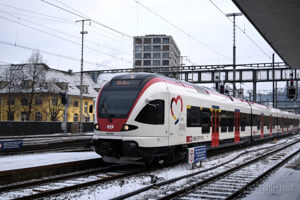10165-0033-060126.jpg - SBB-CFF RABe 521.022 "Lausen" / Lenzburg 6.1.2026