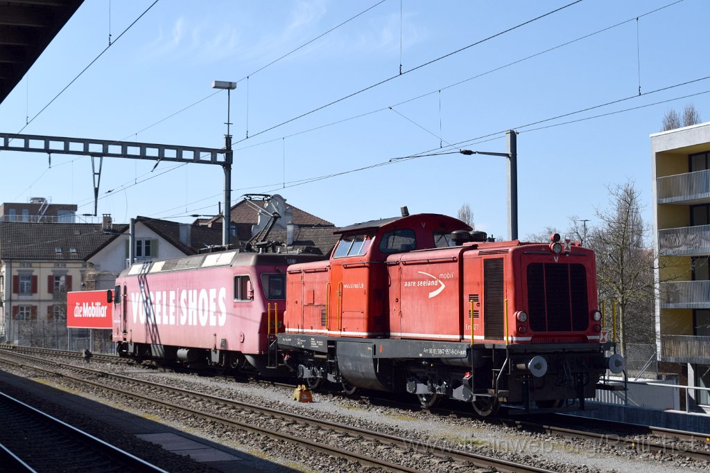 10248-0028-200326.jpg - DSF Re 456.094-2 "Herisau" + ASM Am 847.957-8 / Frauenfeld 20.3.2026