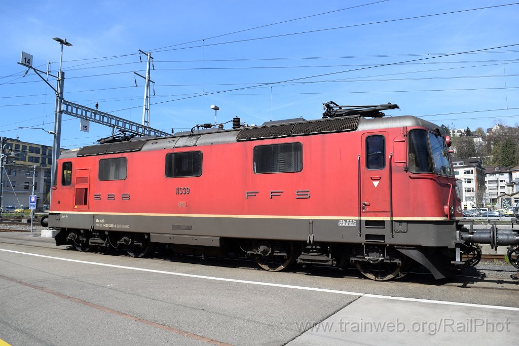 10265-0030-110426.jpg - SBB-CFF Re 4/4'' 11339 / St.Gallen HB 11.4.2026