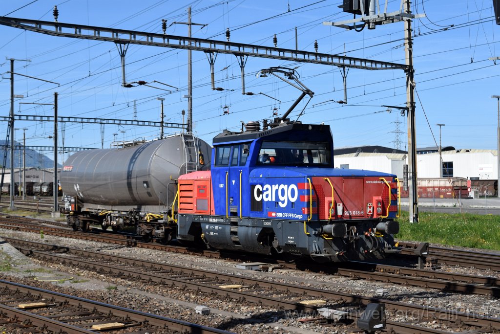 10294-0024-240426.jpg - SBB-CFF Eem 923.018-6 ''Lucy'' / Buchs SG 24.4.2026
