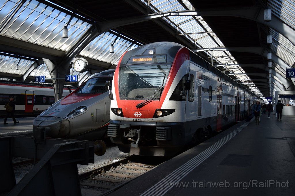 10296-0009-250426.jpg - SBB-CFF RABe 511.119 / Zürich HB 25.4.2026