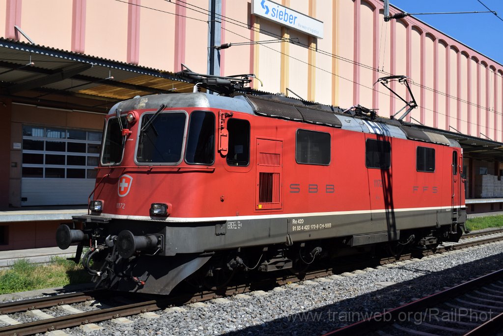 10435-0046-190826.jpg - SBB-CFF Re 4/4" 11172 / St.Margrethen 19.8.2026