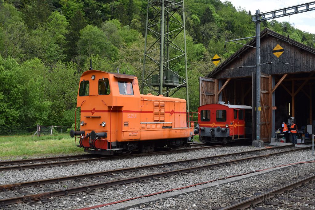 3897-0024-150516.jpg - ZMB Tm 236.507-0 "Mutz" + Tm 10 / Sihlwald 15.5.2016