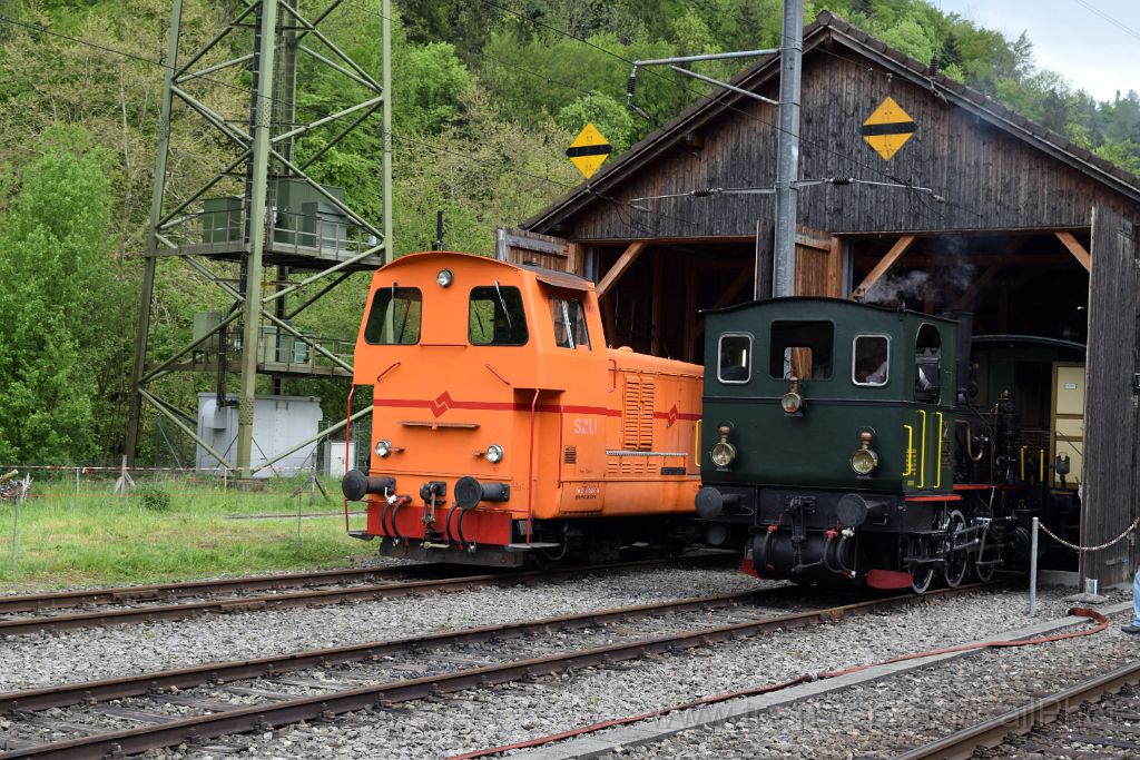 3903-0041-150516.jpg - ZMB Ed 3/3 2 "Hansli" + Tm 236.507-0 "Mutz" / Sihlwald 15.5.2016