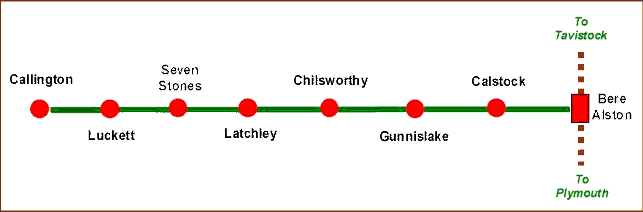 2 Bere Alston Line. Luckett Chilsworthy Latchley Railway Station Photo