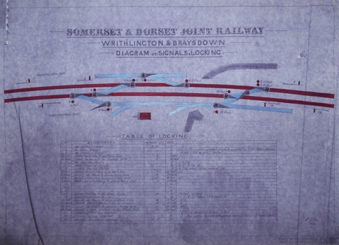 S&DJR coal train passing Writhlington