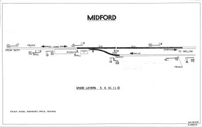 Midford SB diagram BR(WR)version circa-1960